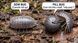 Sow bugs and pill bugs