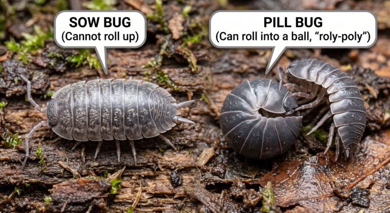 Sow bugs and pill bugs